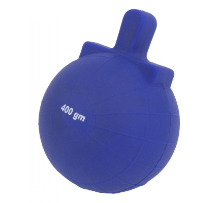 Nockenbal 400 gram, kleur blauw