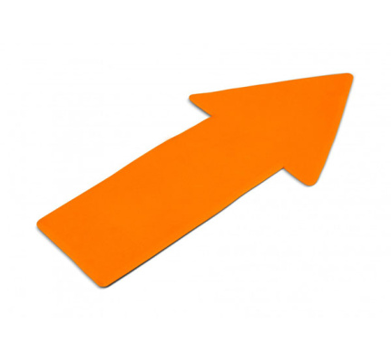 vloermarkering-pijl-30-cm-leba-oranje